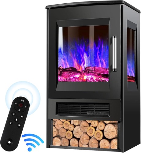 Electric fire stove panorama - stove,