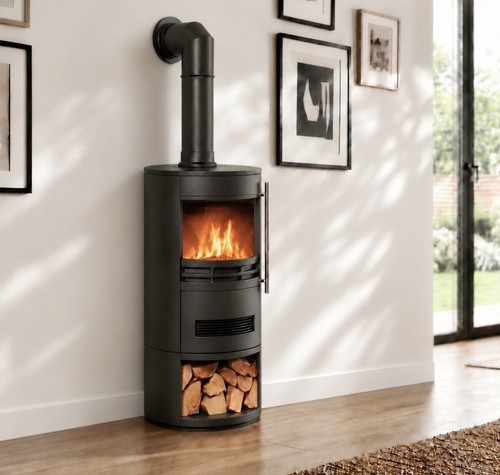 Black electric stove - electric,