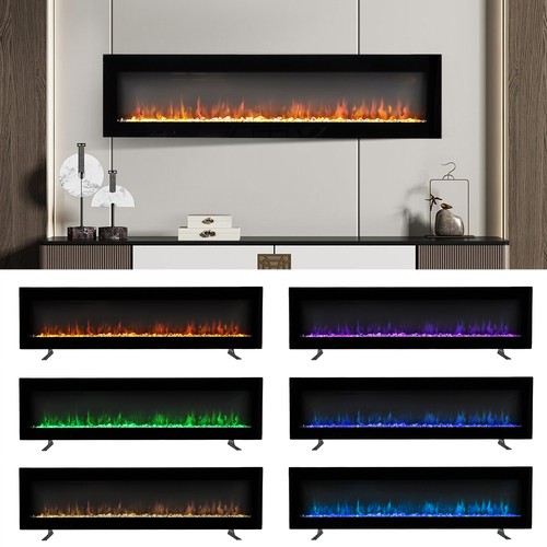 Electric fire media wall - electric,
