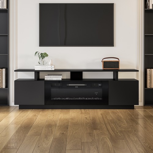 Electric fireplace with - fireplace,