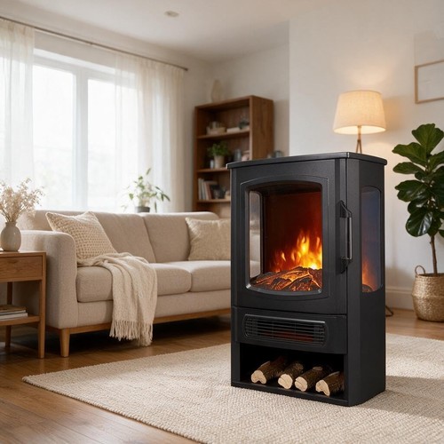 Electric log burner 1000 2000w - electric,
