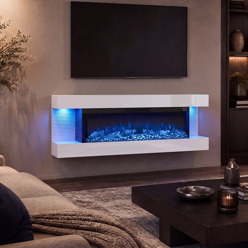 Sided electric fire with 12 - electric,
