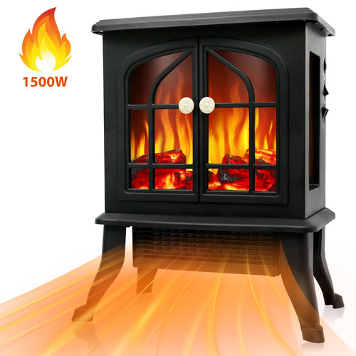 Electric fireplace log - electric, burning