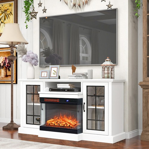 Electric fireplace with - with, tv