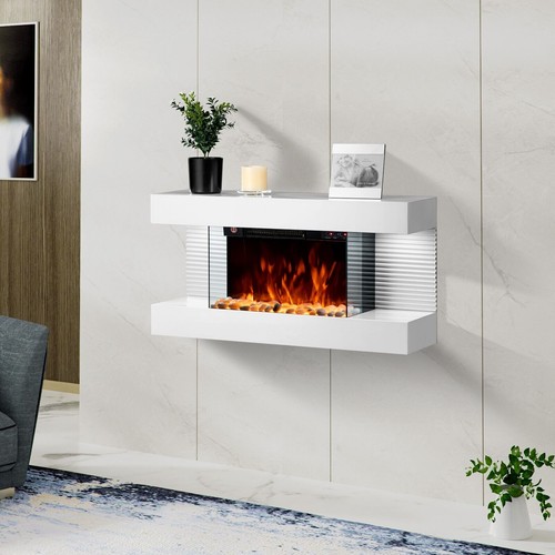 Electric fireplace 82cm remote - fireplace,