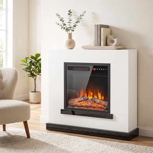 Electric fireplace suite - fireplace,