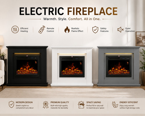Electric fireplace remote - fireplace,