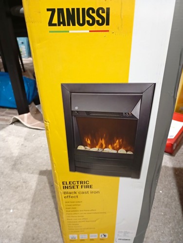 Zanussi electric inset fire - zanussi,