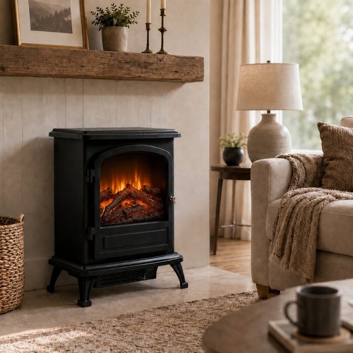 Electric fireplace stove - electric,