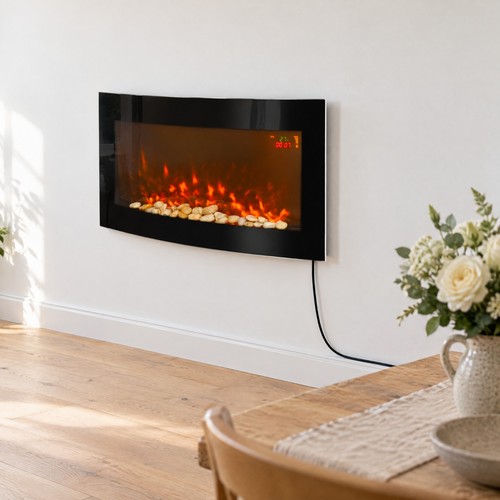 Electric fire wall mounted led - wall,