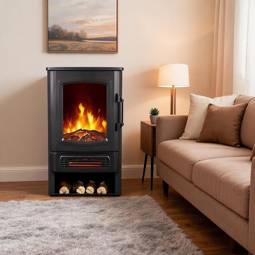 Electric fireplace log burning - electric,