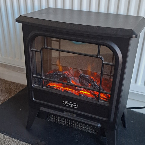 Dimplex black electric stove - black,