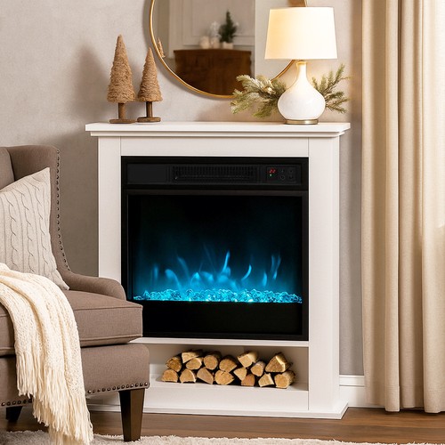 Electric fireplace with - fireplace,