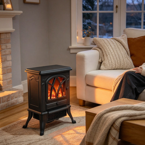 2000w black electric fireplace - 2000w,