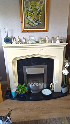Electric flame effect - flame,