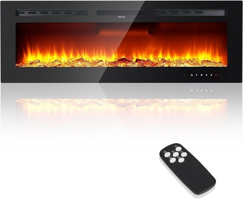 Wall mounted electric fire - wall,
